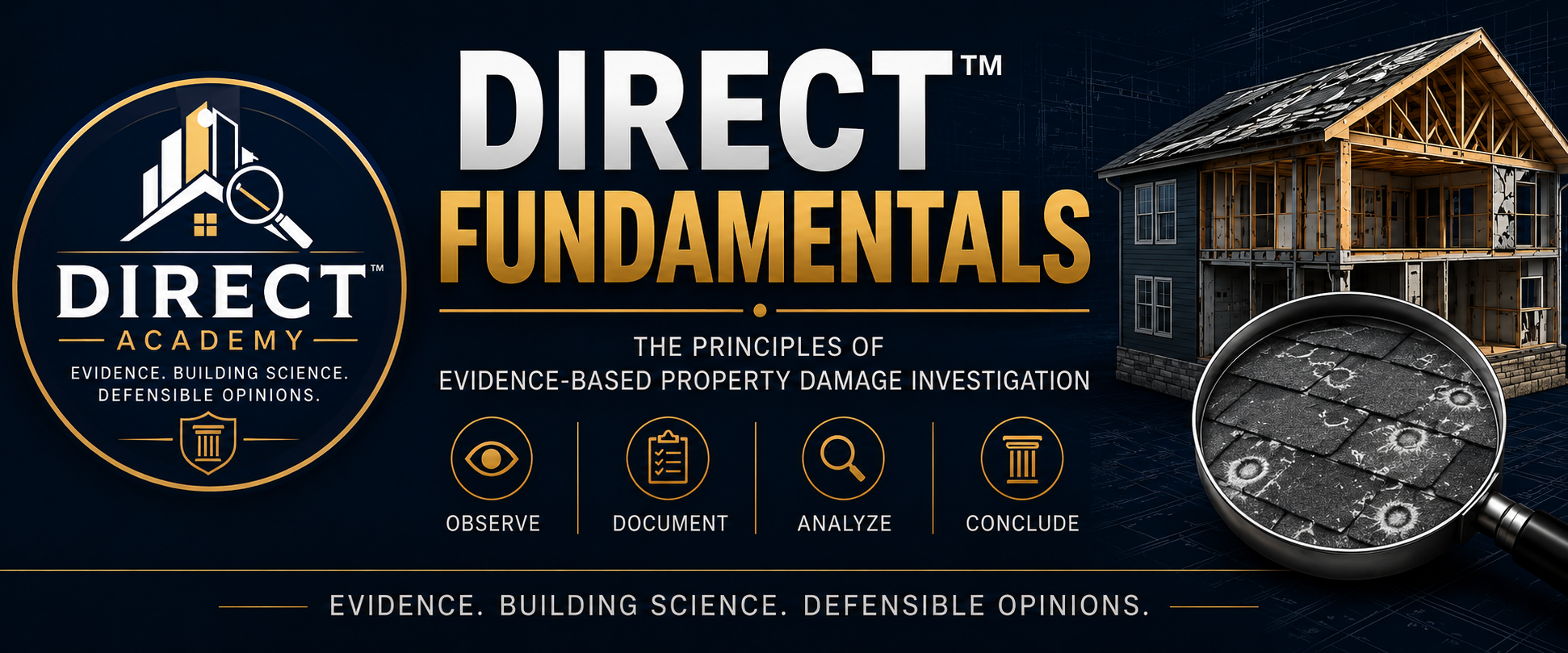 DIRECT Fundamentals, the principles of evidence-based property damage investigation